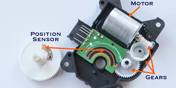 HVAC Blend Door Actuator PCB